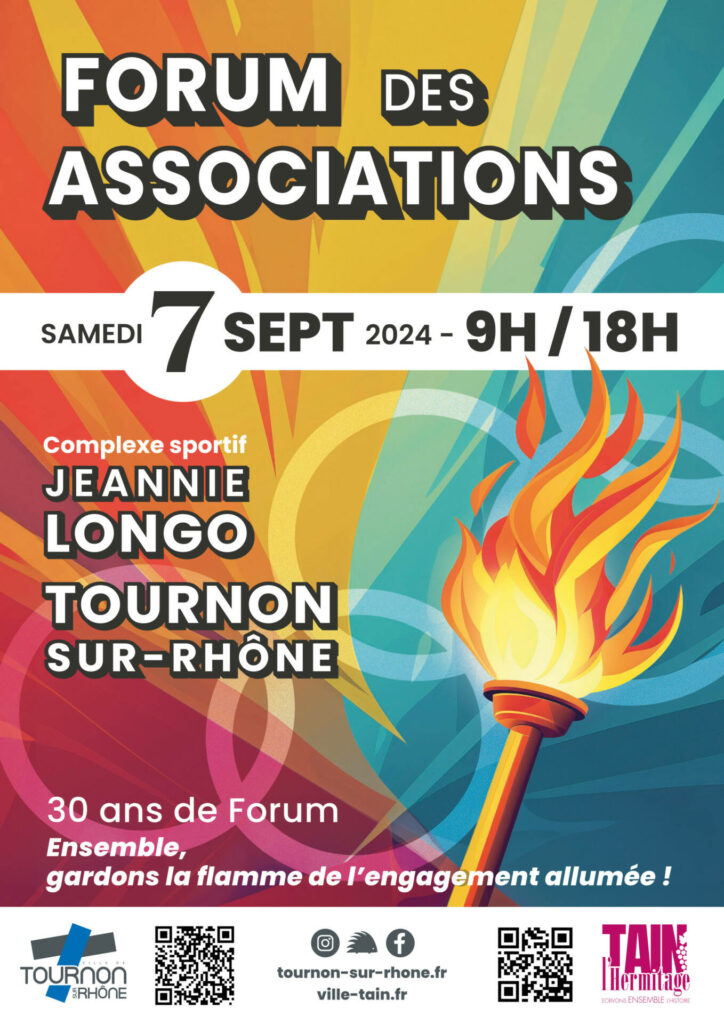 Forum des Associations - 7 Septembre 2024 - Gymnase Jeannie Longo