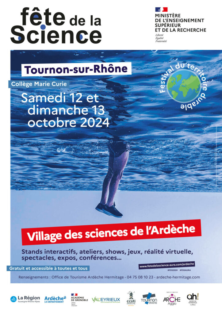 Village des Sciences au Collège Marie-Curie de Tournon-sur-Rhône, samedi 12 et dimanche 13 octobre 2024